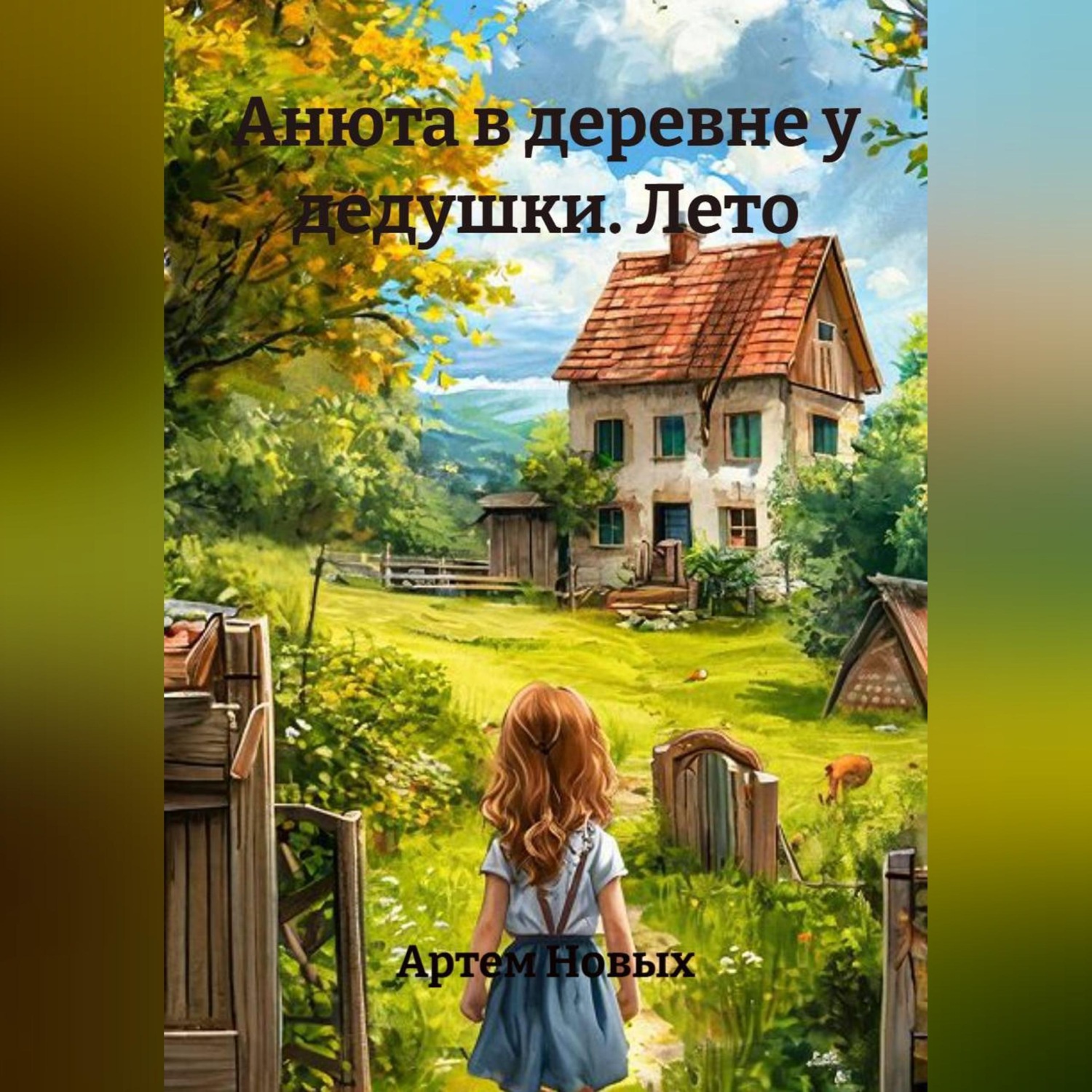 Обложка книги «Анюта в деревне у дедушки. Лето»