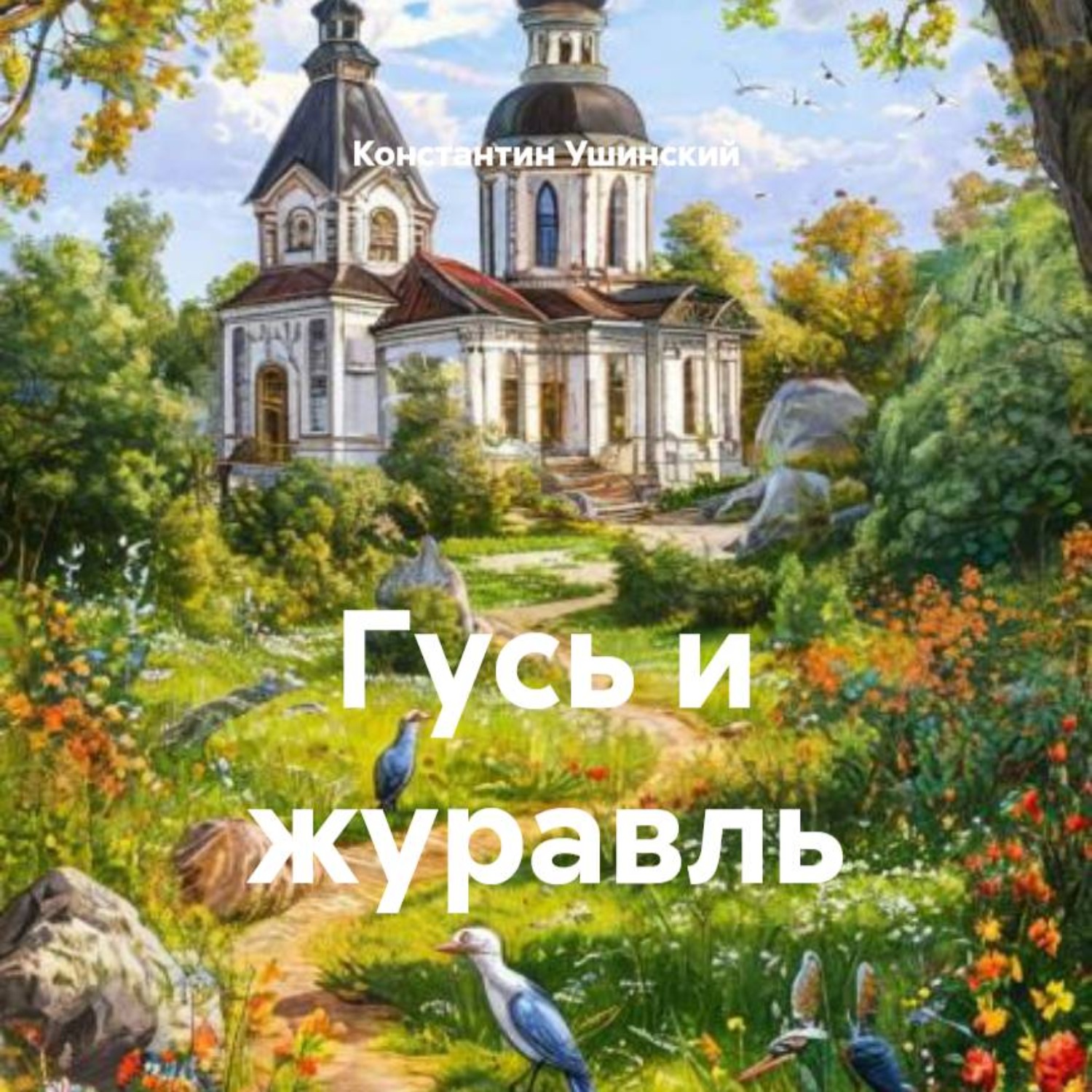 Обложка книги «Гусь и журавль»
