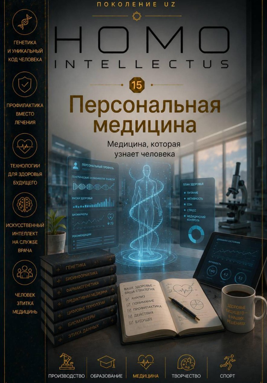 Обложка книги «Персональная медицина. Homo Intellectus»