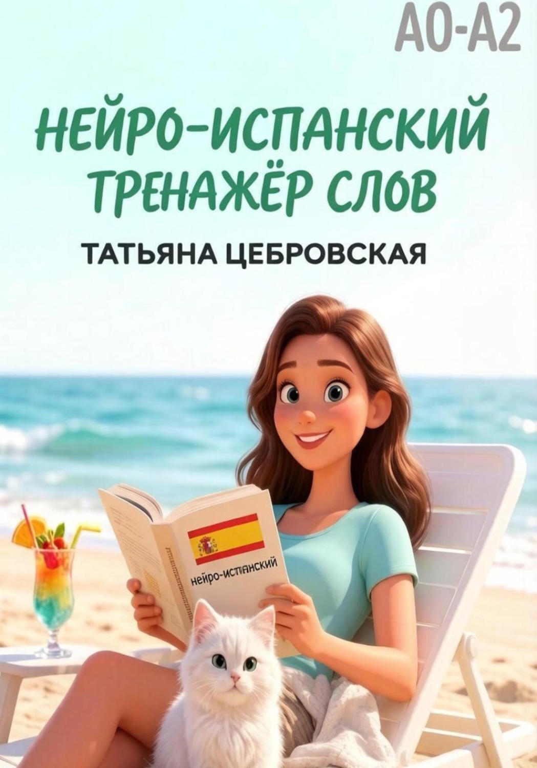 Обложка книги «Нейро-испанский тренажёр слов»