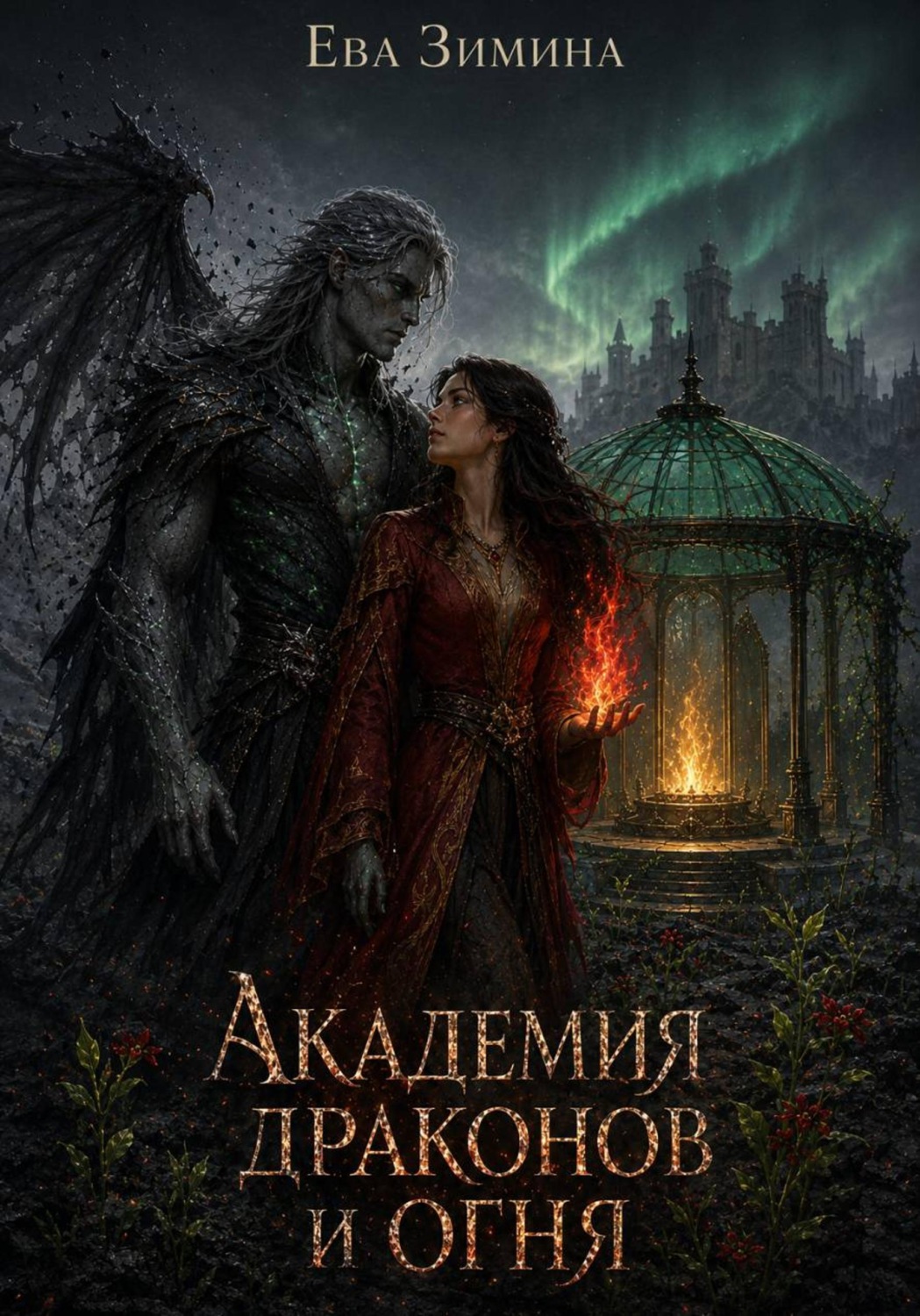 Обложка книги «Академия драконов и огня»