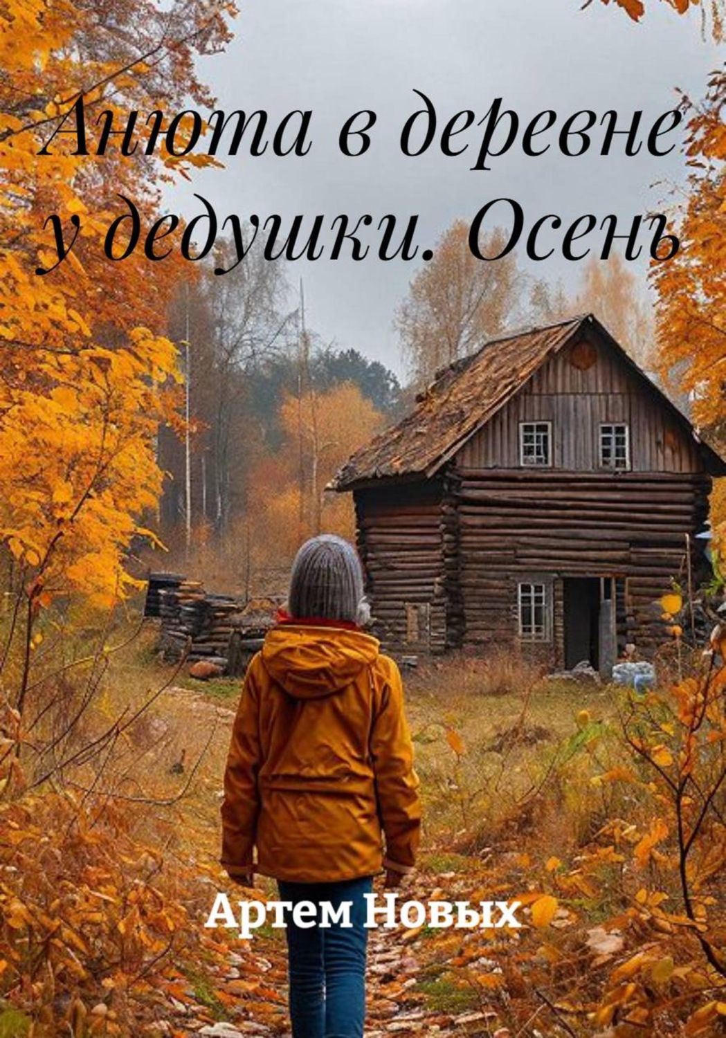 Обложка книги «Анюта в деревне у дедушки. Осень»