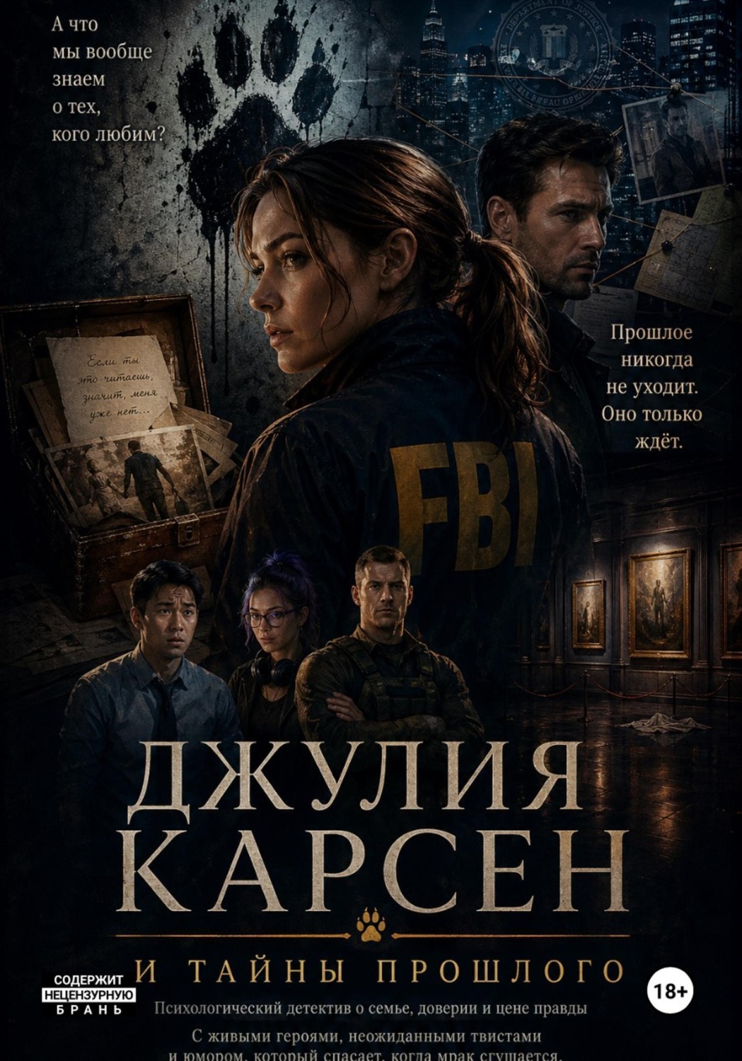 Обложка книги «Джулия Карсен и тайны прошлого»