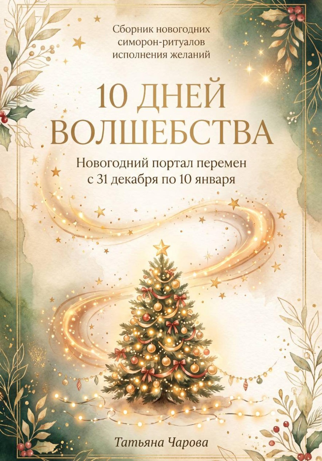 Обложка книги «10 дней волшебства. Сборник новогодних симорон-ритуалов»