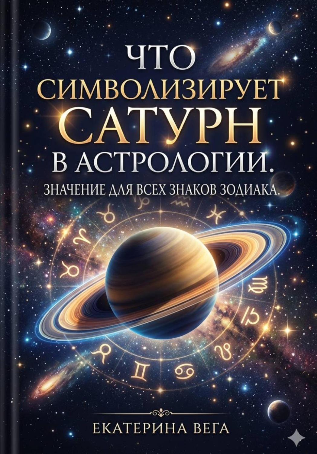 Обложка книги «Что символизирует Сатурн в астрологии. Значение для всех знаков зодиака»