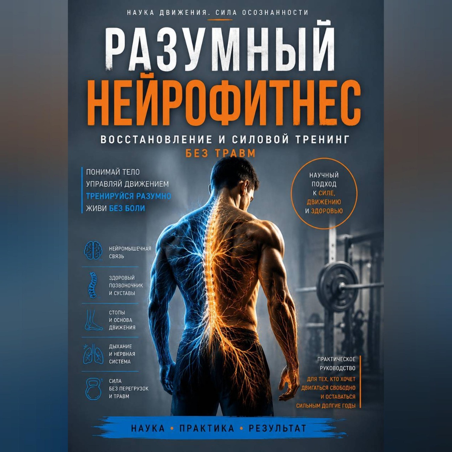 Обложка книги «Разумный нейрофитнес: восстановление и силовой тренинг без травм»