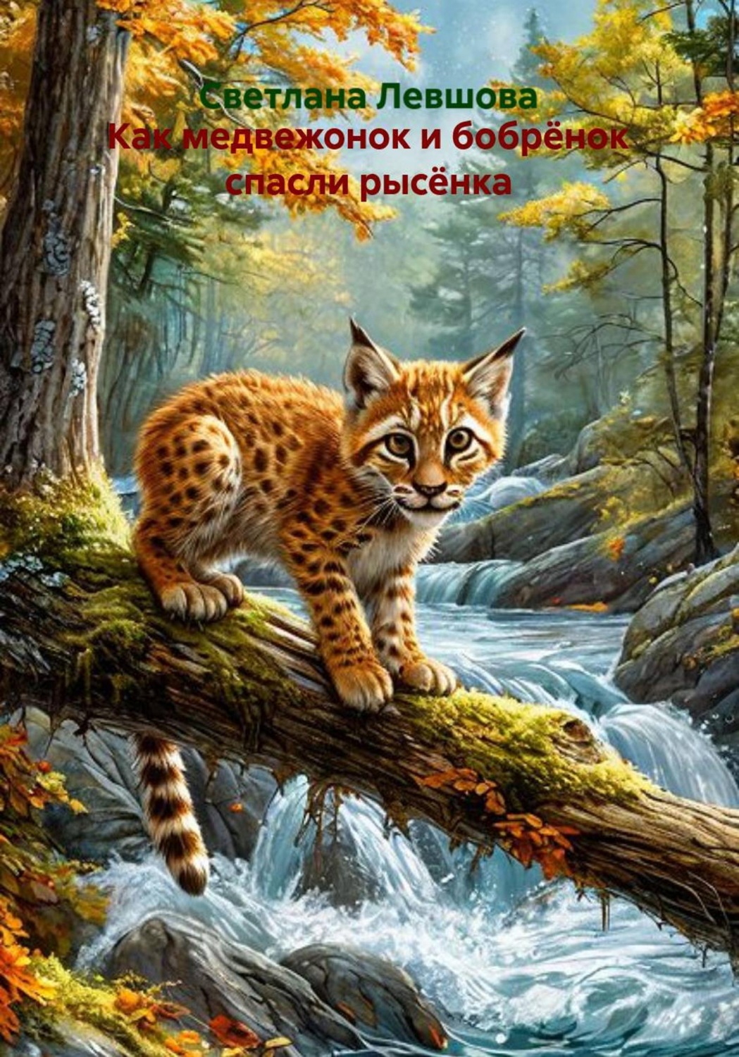 Обложка книги «Как медвежонок и бобрёнок спасли рысёнка»