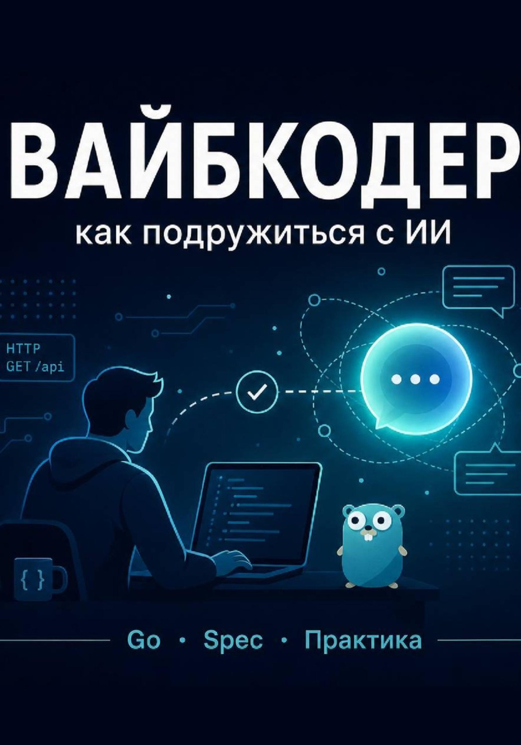 Обложка книги «Вайбкодер, или Как подружиться с ИИ»