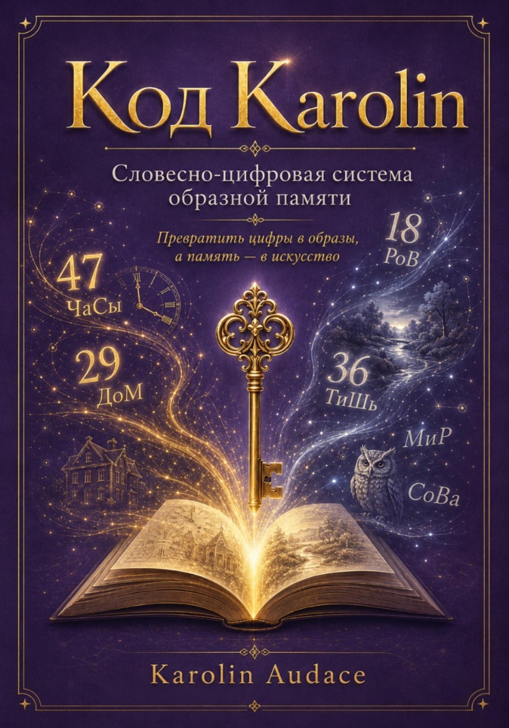 Обложка книги «Код Karolin — авторская система образной памяти»