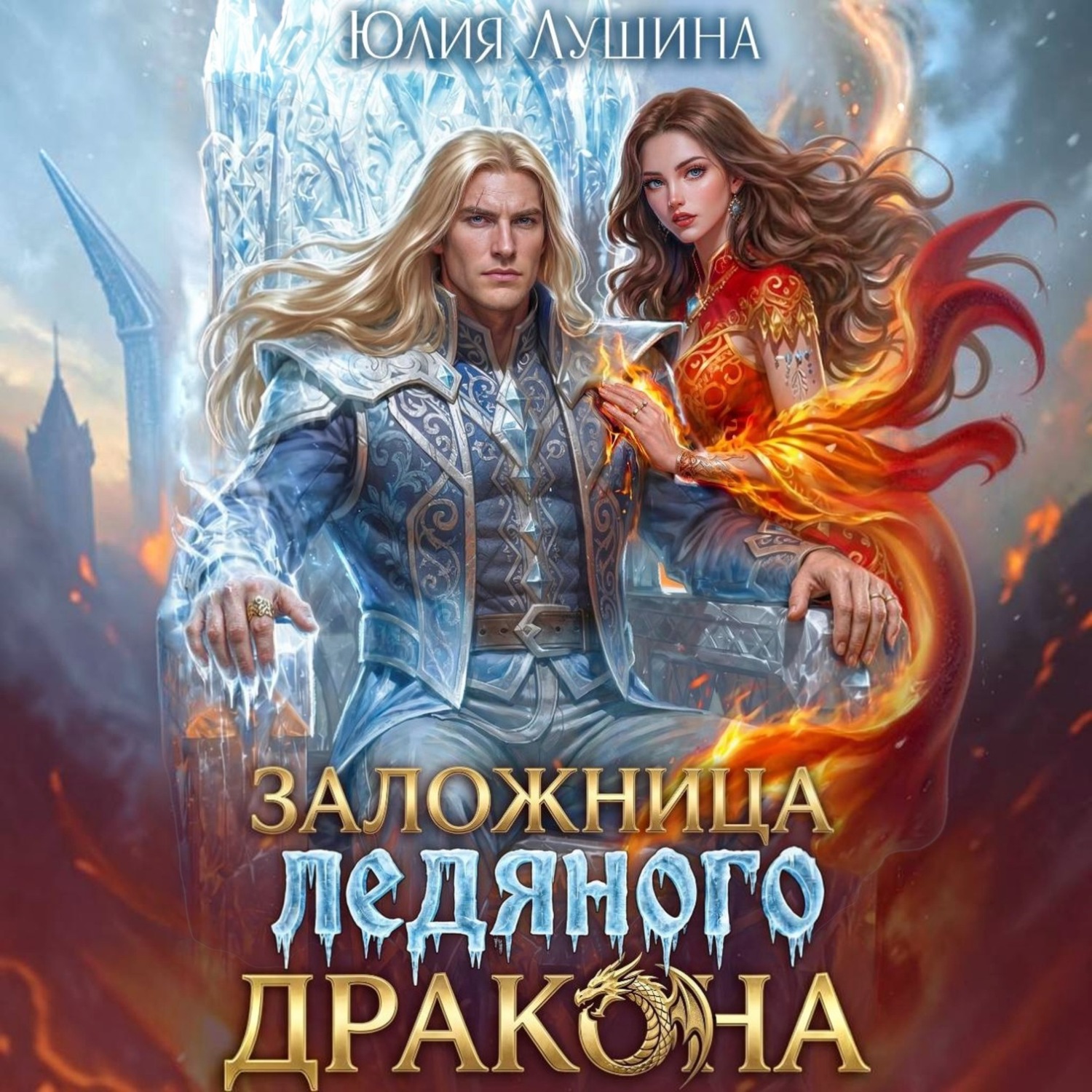 Обложка книги «Заложница ледяного дракона»