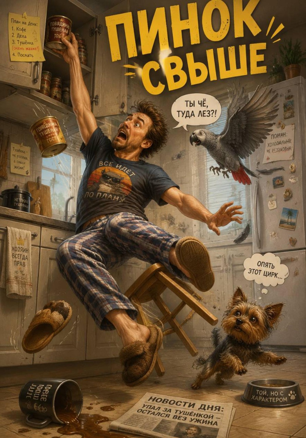 Обложка книги «Пинок свыше»