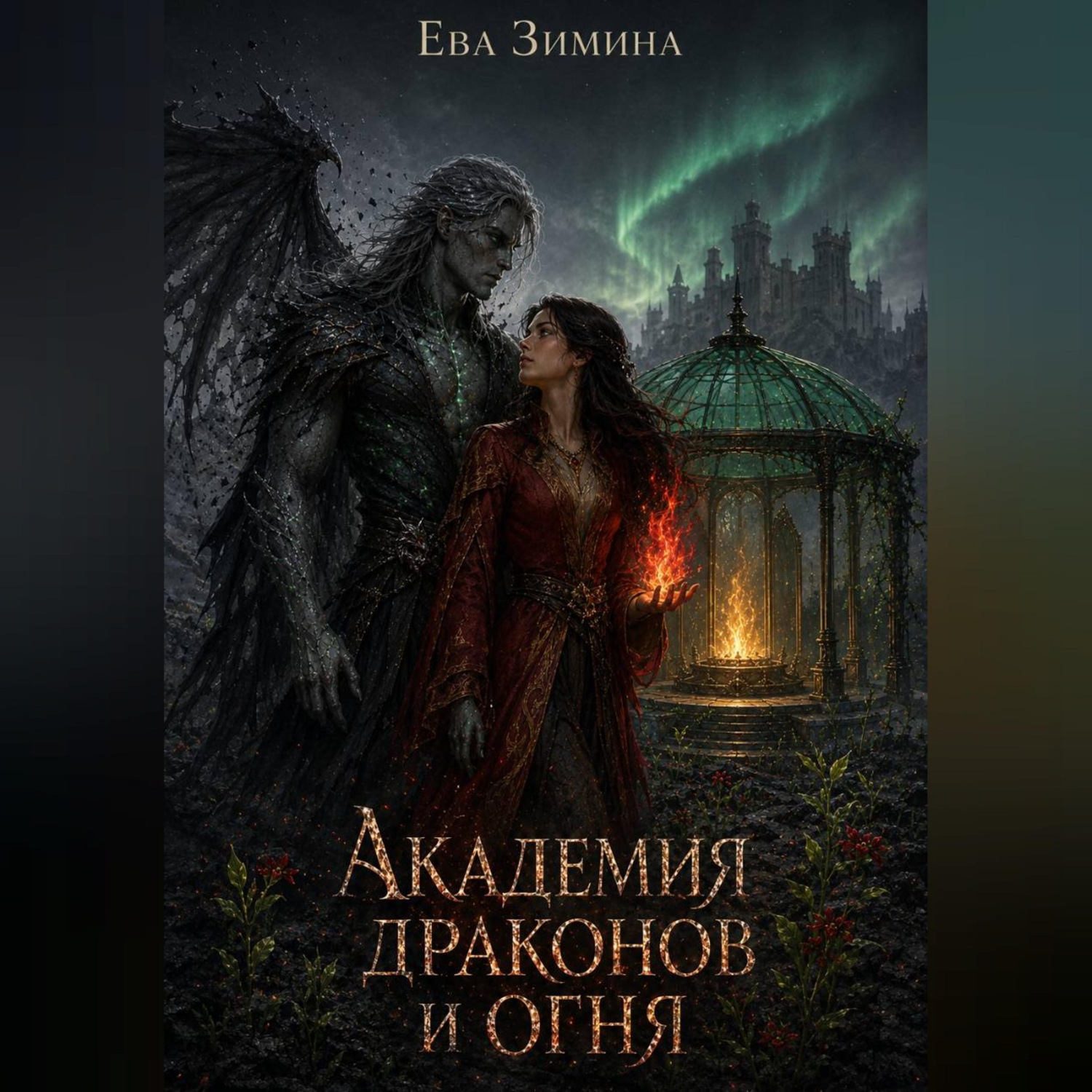Обложка книги «Академия драконов и огня»