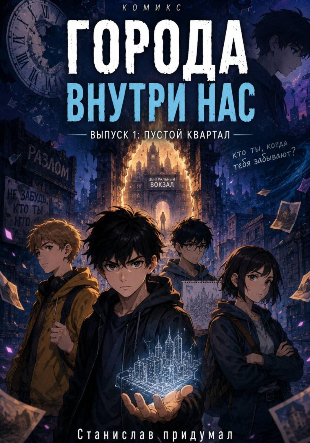 Обложка книги «Города внутри нас: выпуск 1 пустой квартал»