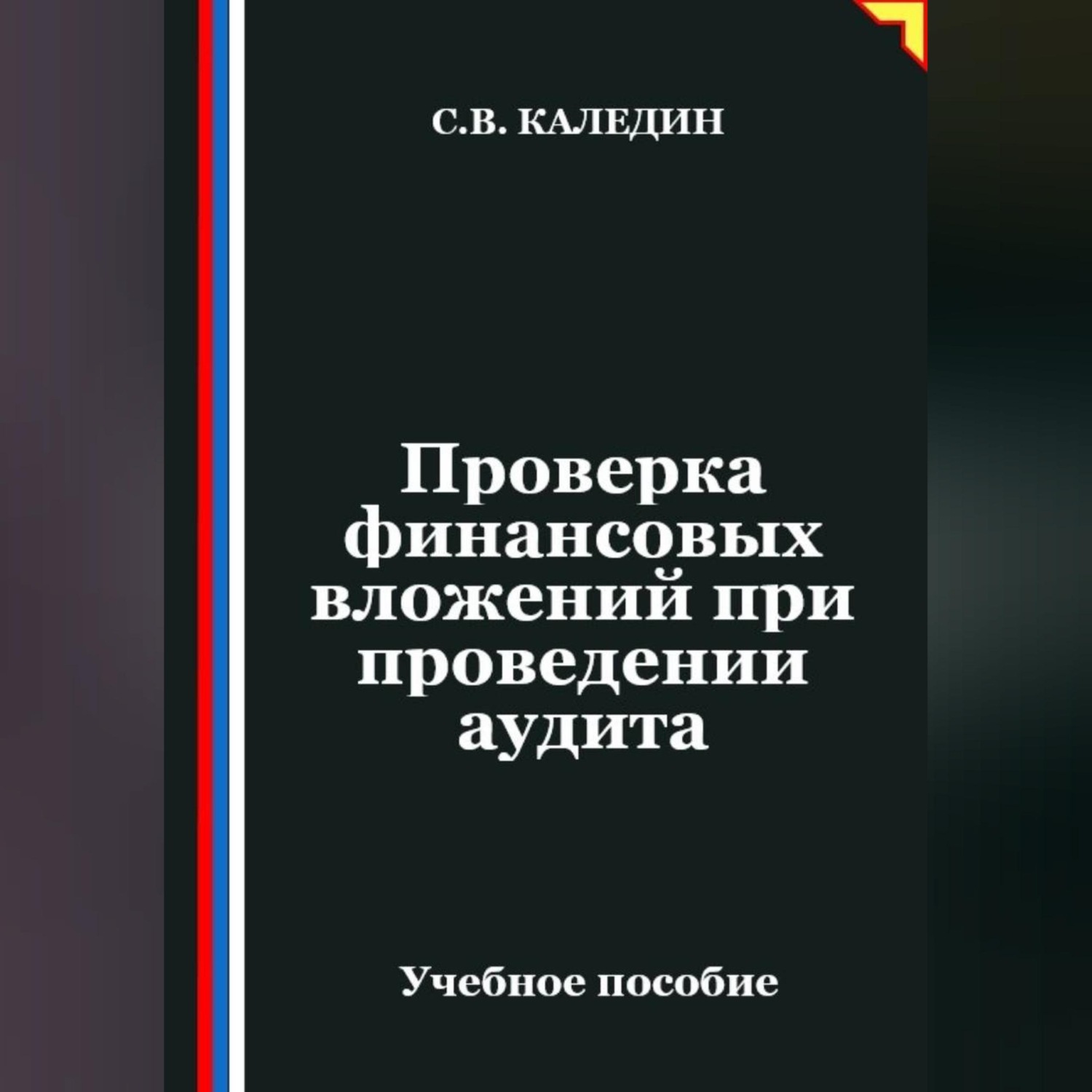 Обложка книги «Проверка финансовых вложений при проведении аудита»