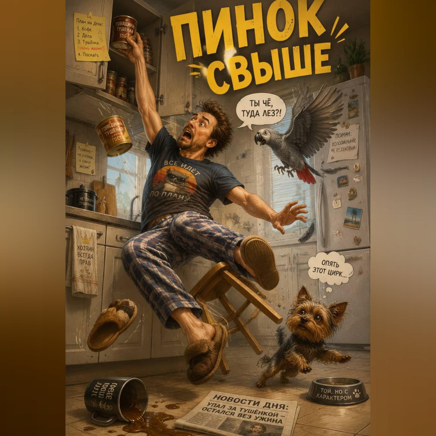 Обложка книги «Пинок свыше»