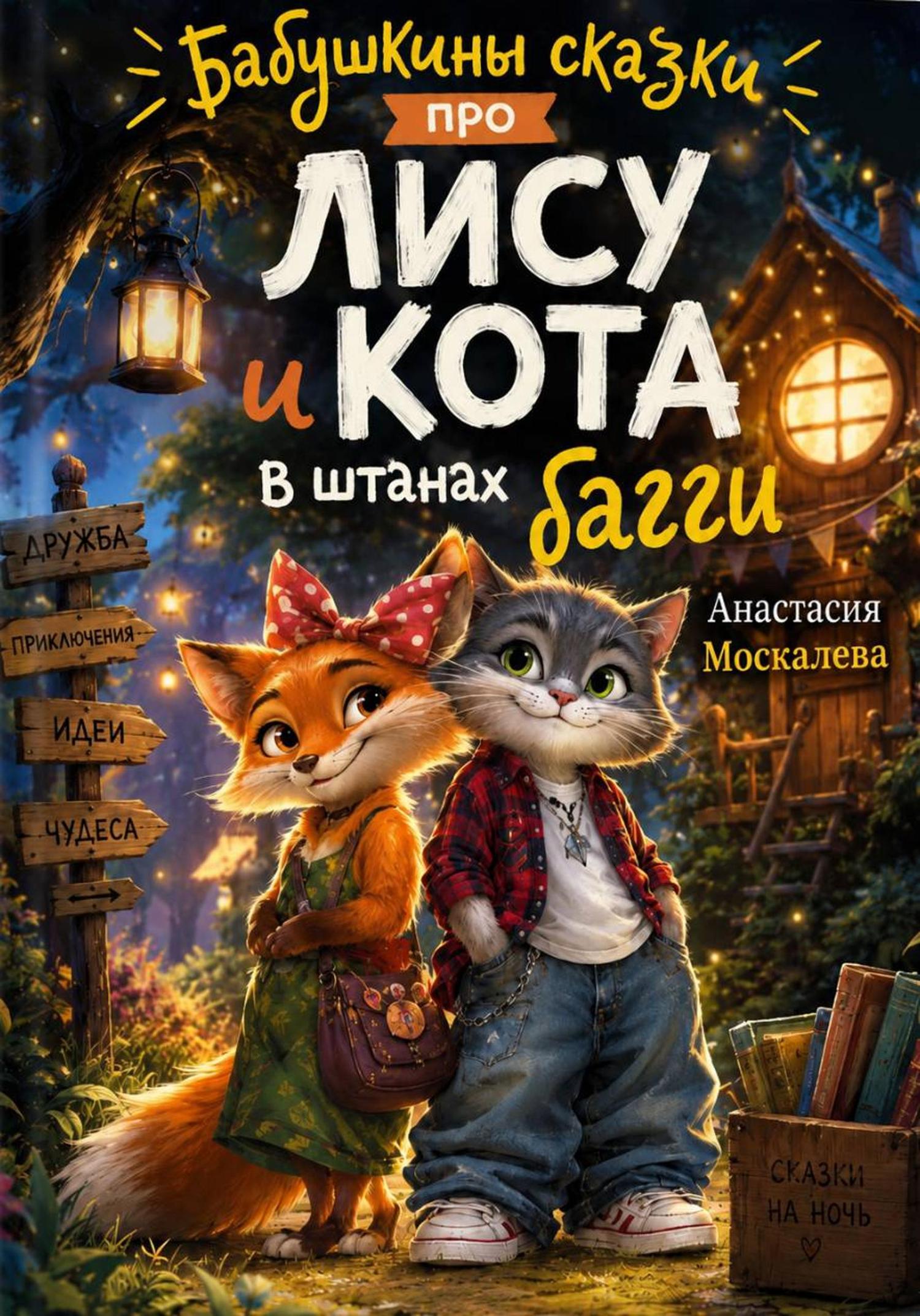 Обложка книги «Бабушкины сказки про Лису и Кота в штанах-багги»