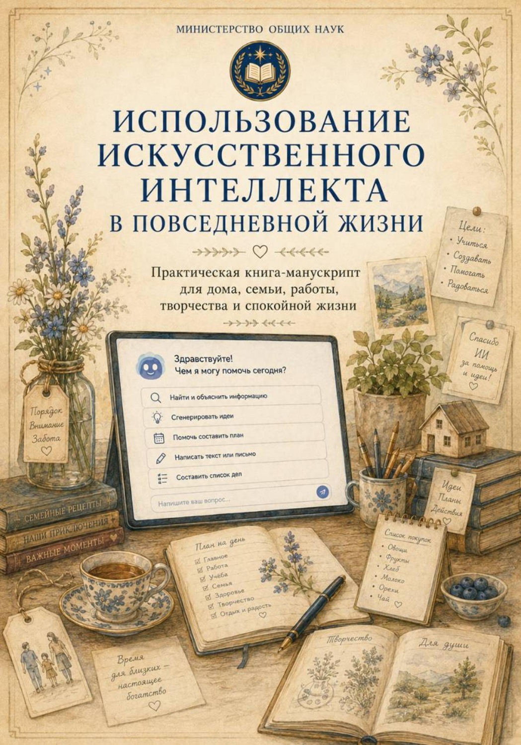 Обложка книги «Использование искусственного интеллекта в повседневной жизни»