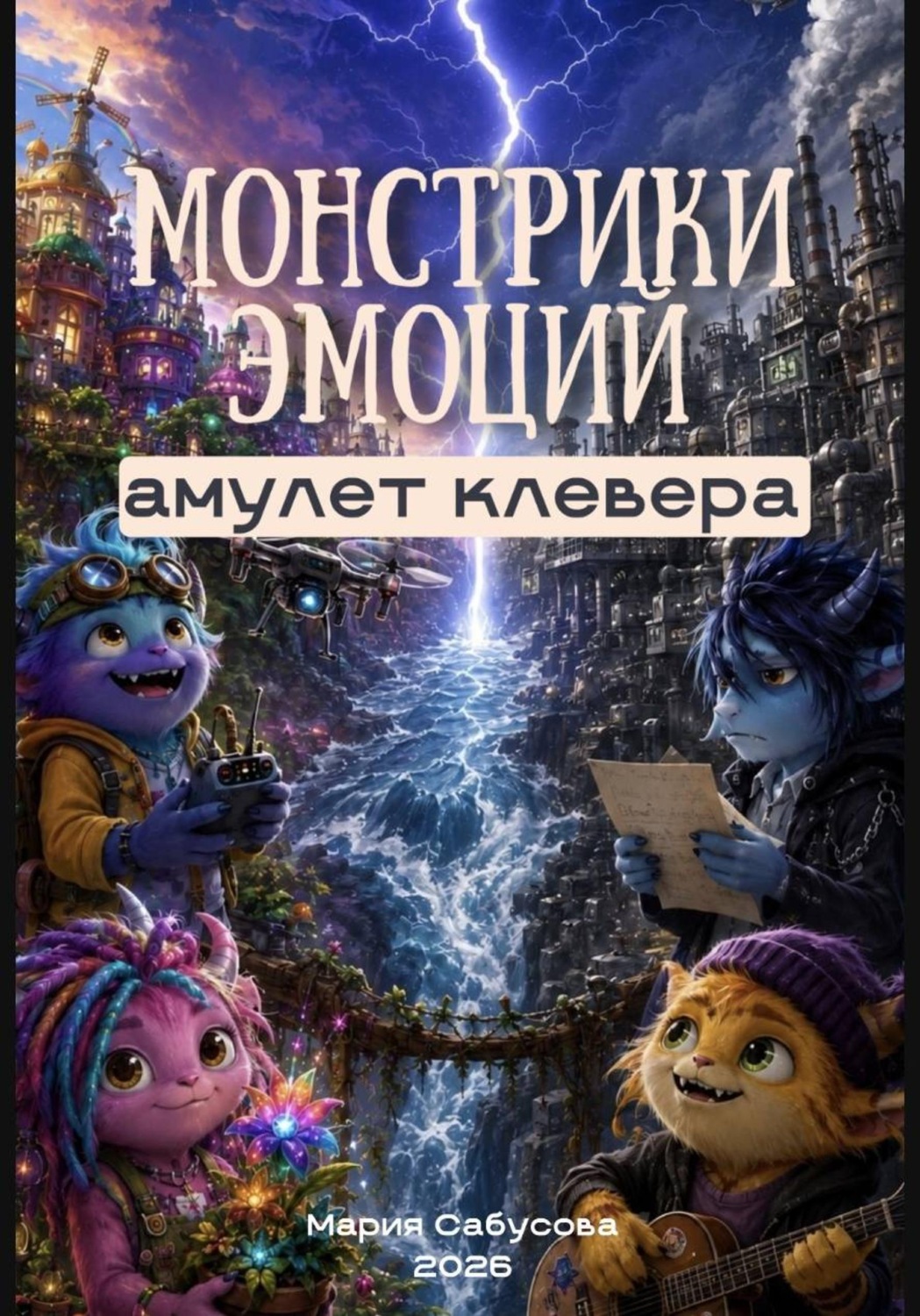 Обложка книги «Монстрики эмоций: Амулет Клевера»