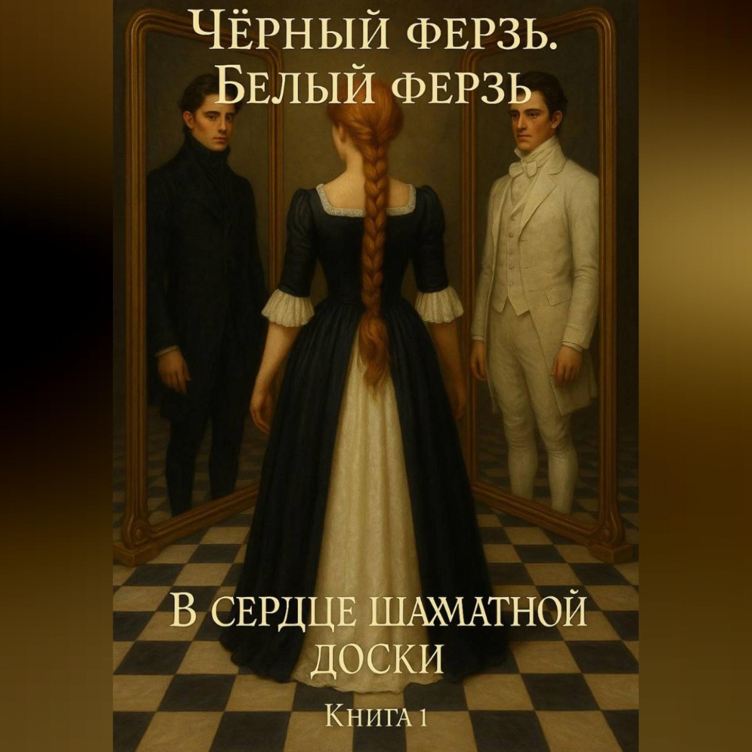 Обложка книги «Чёрный ферзь. Белый ферзь. В сердце шахматной доски. Книга 1»