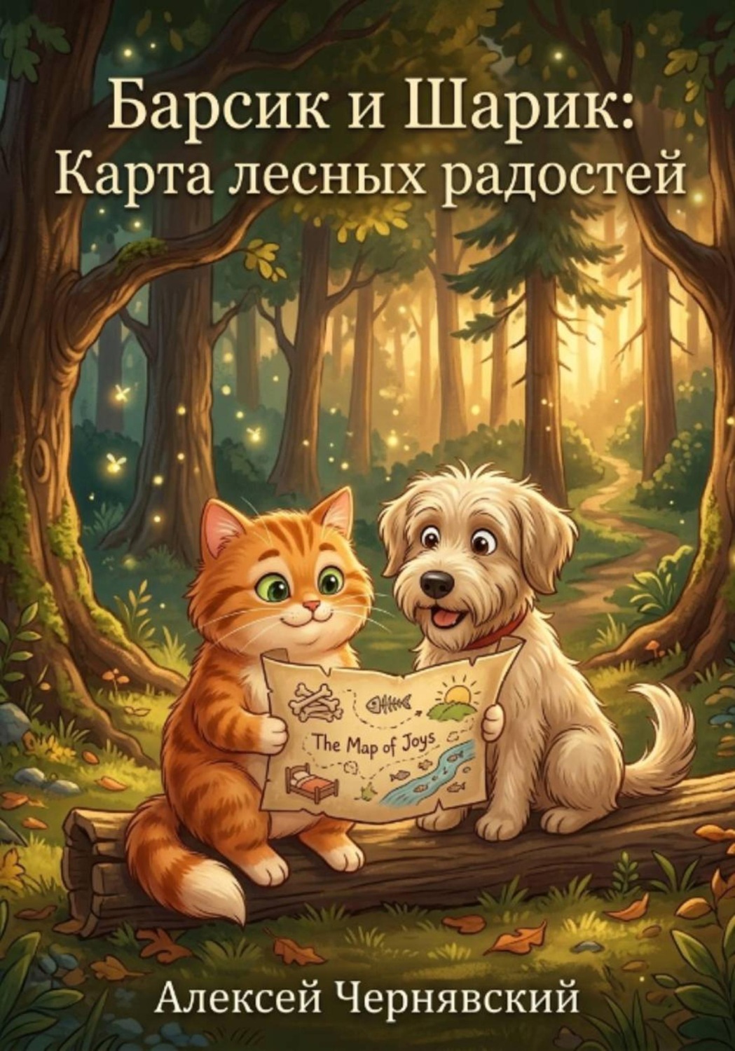 Обложка книги «Барсик и Шарик. Карта лесных радостей»