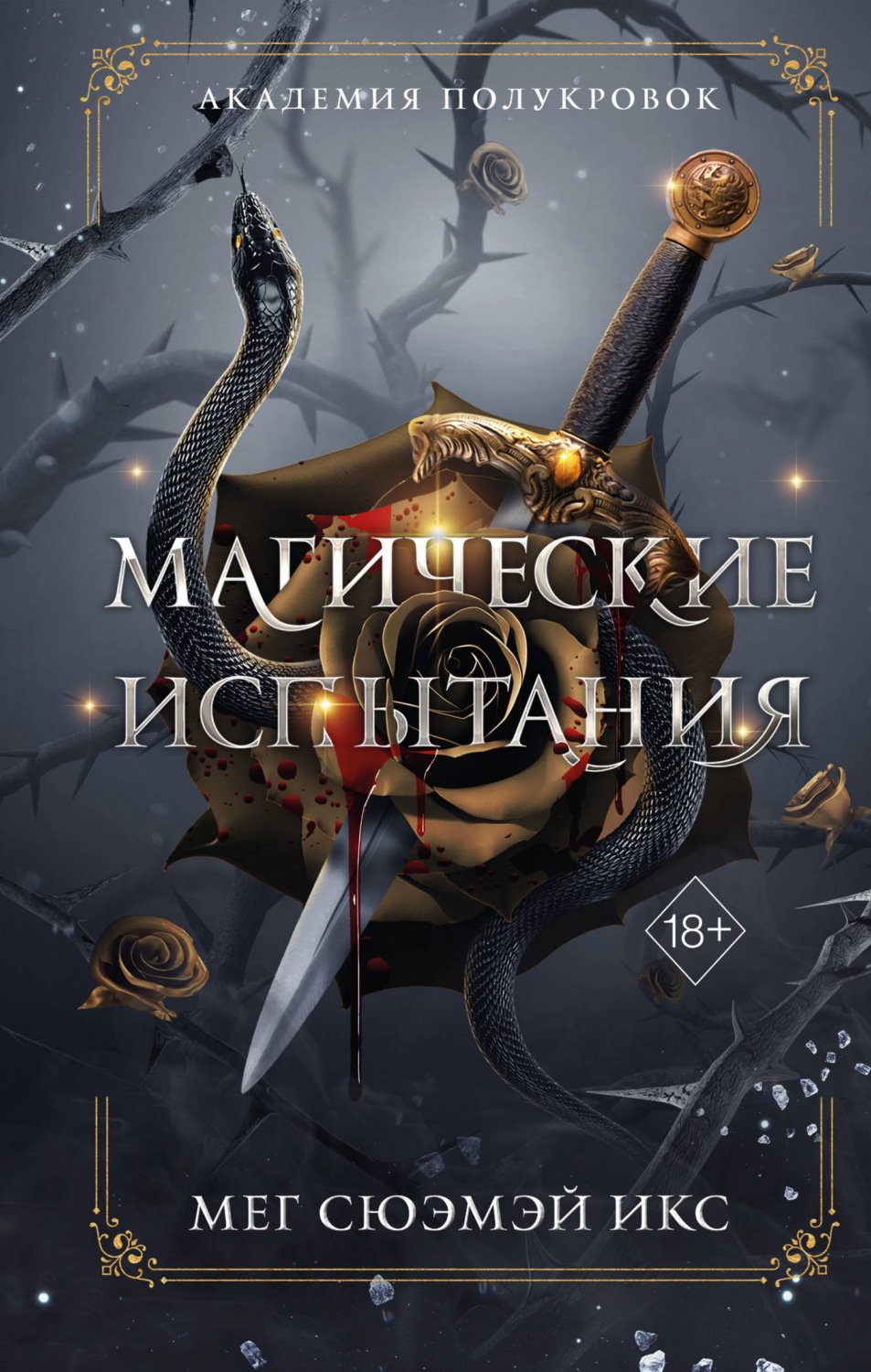 Обложка книги «Академия полукровок. Магические испытания»