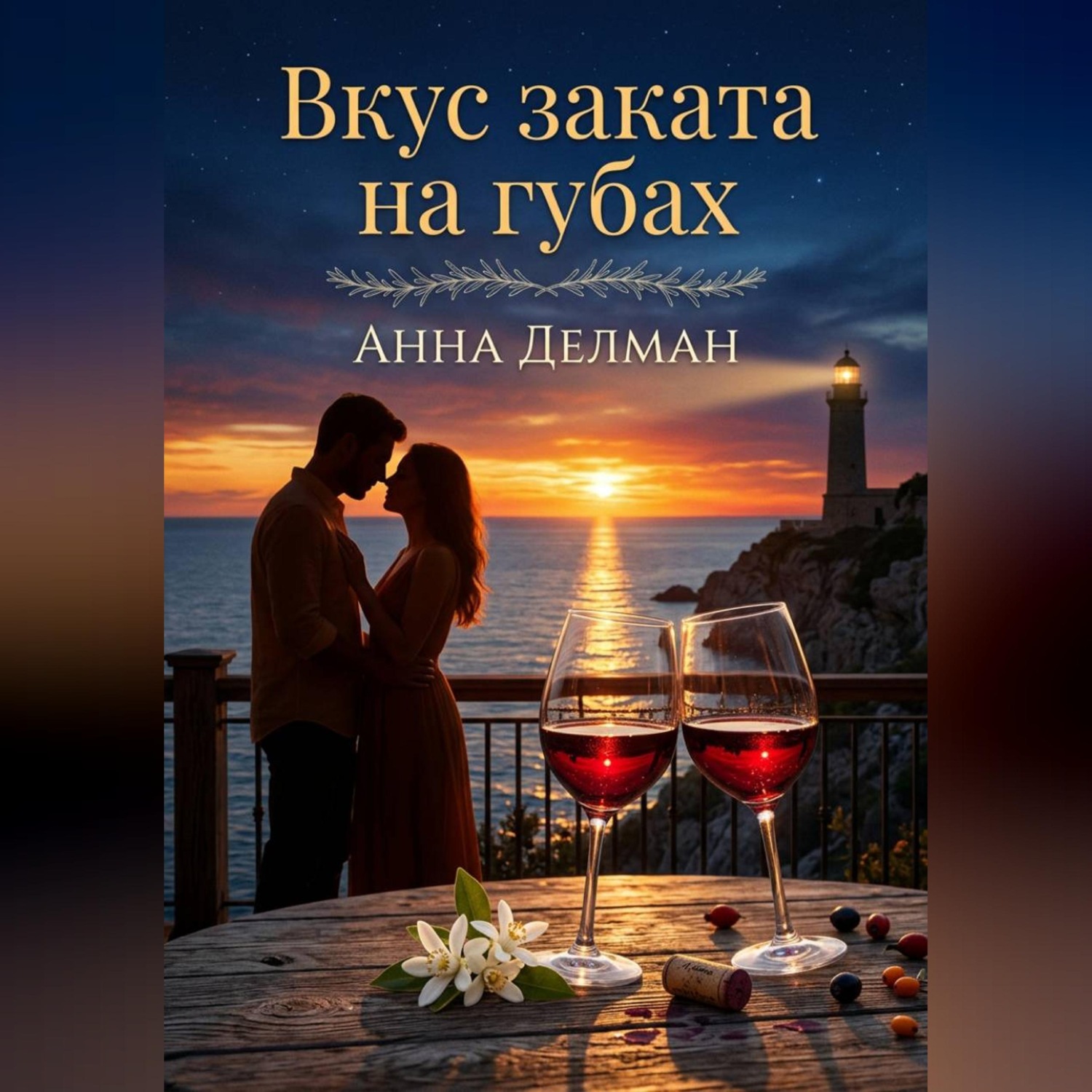 Обложка книги «Вкус заката на губах»