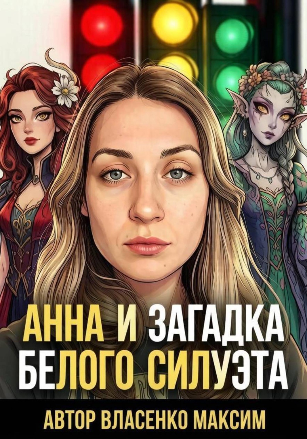 Обложка книги «Анна и загадка белого силуэта»