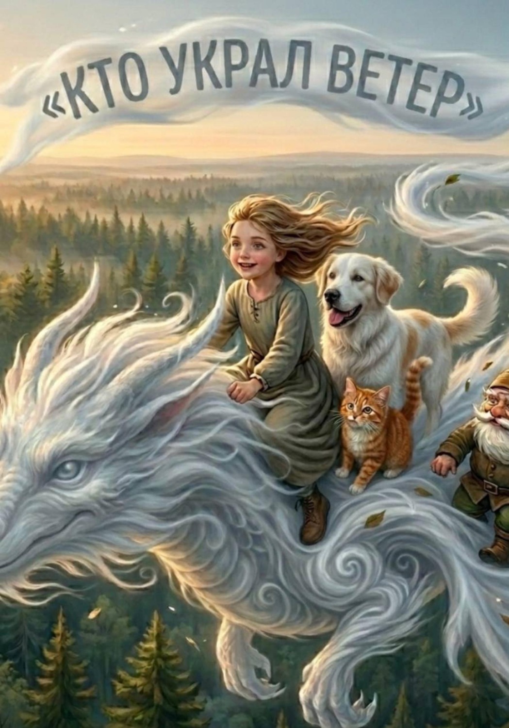 Обложка книги «Сказка "Кто украл ветер"»