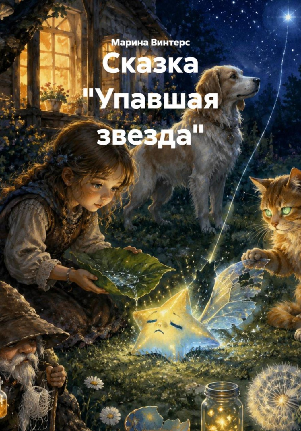 Обложка книги «Сказка "Упавшая звезда"»