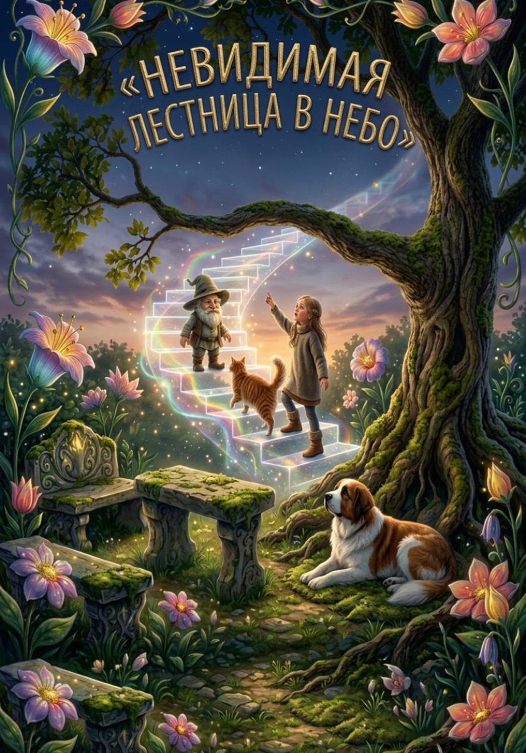 Обложка книги «Невидимая лестница в небо»