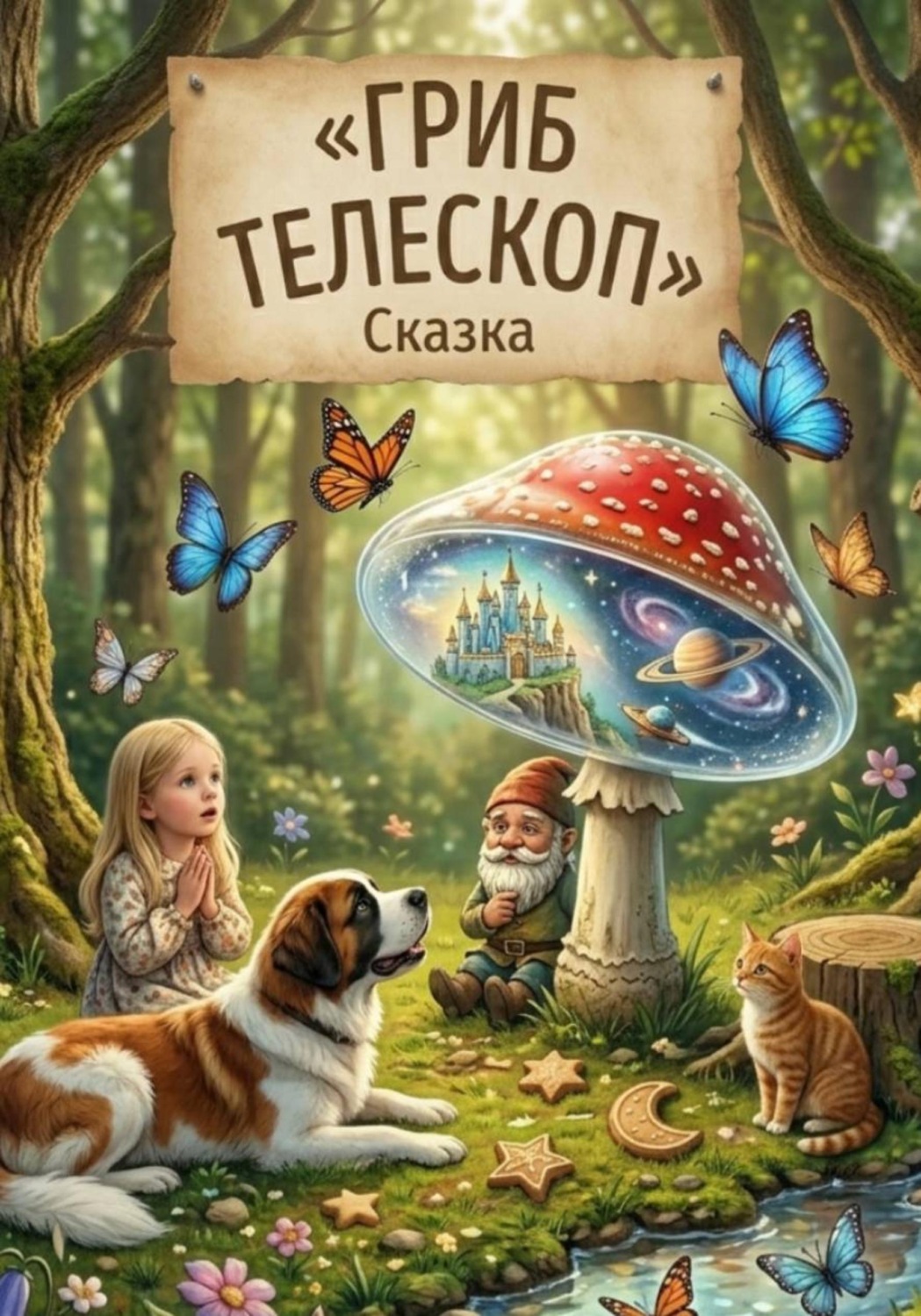 Обложка книги «Сказка "Гриб-телескоп"»