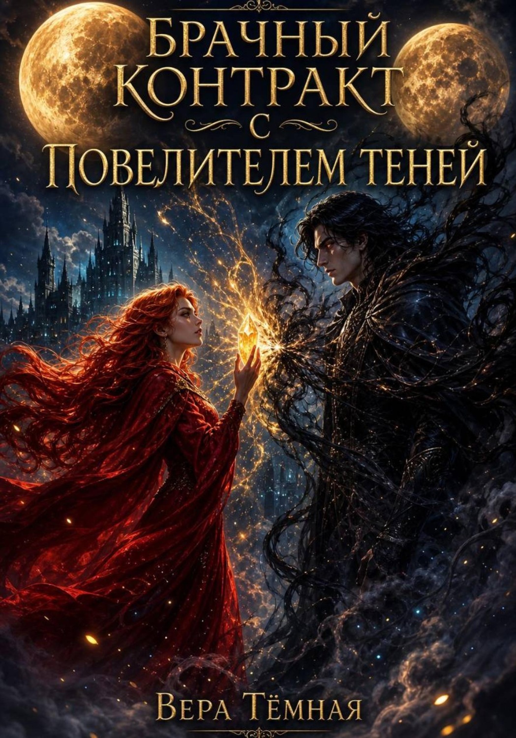 Обложка книги «Брачный контракт с повелителем теней»
