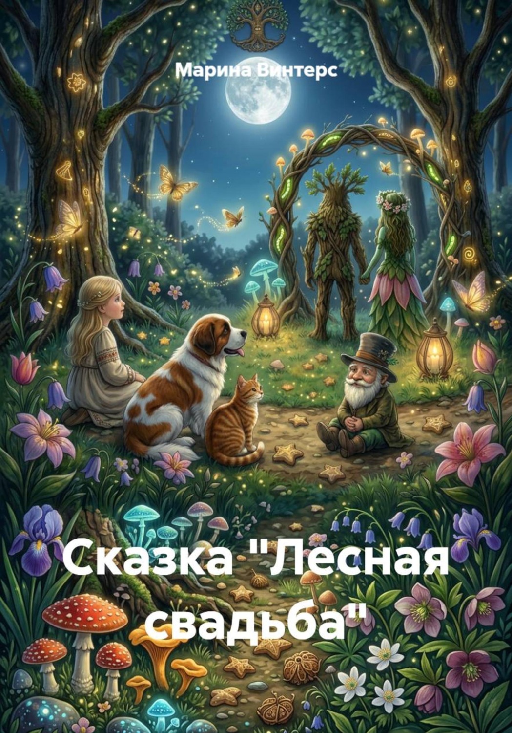 Обложка книги «Сказка "Лесная свадьба"»