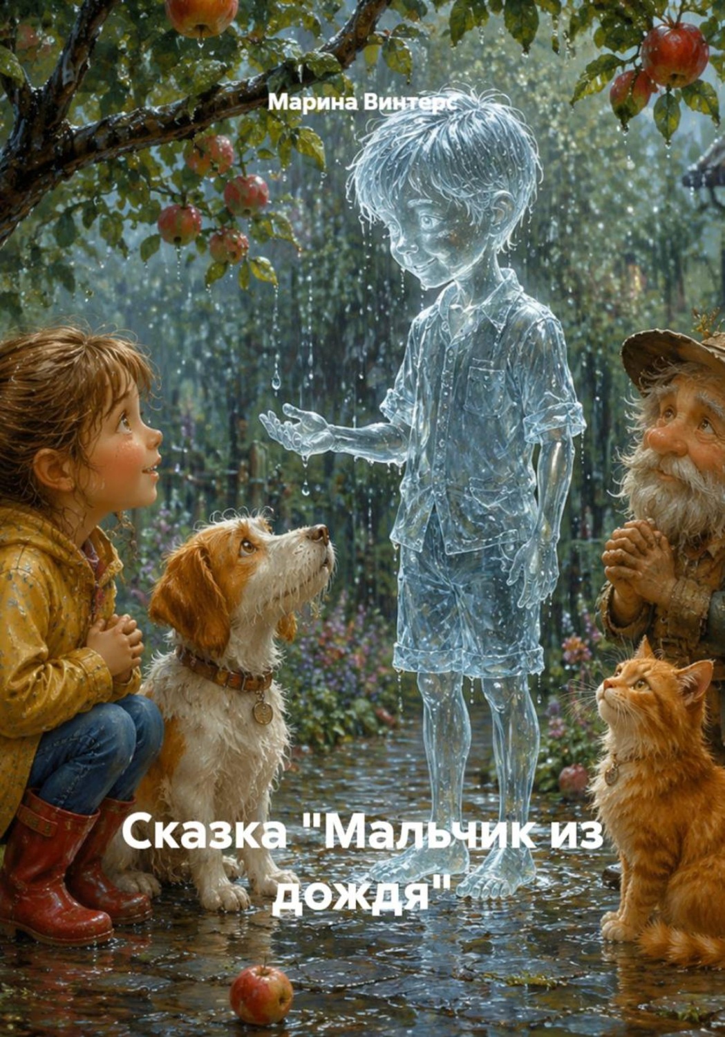Обложка книги «Сказка "Мальчик из дождя"»