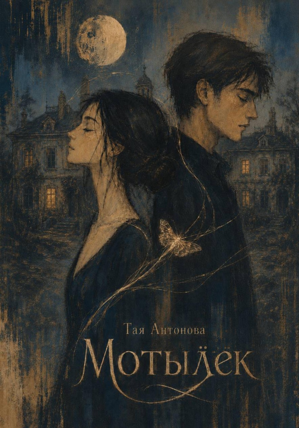 Обложка книги «Мотылёк. پروانه»