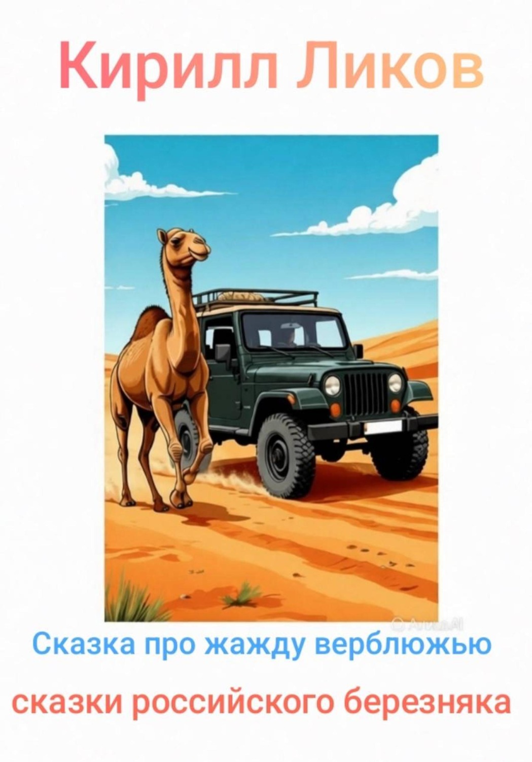 Обложка книги «Сказка про жажду верблюжью»