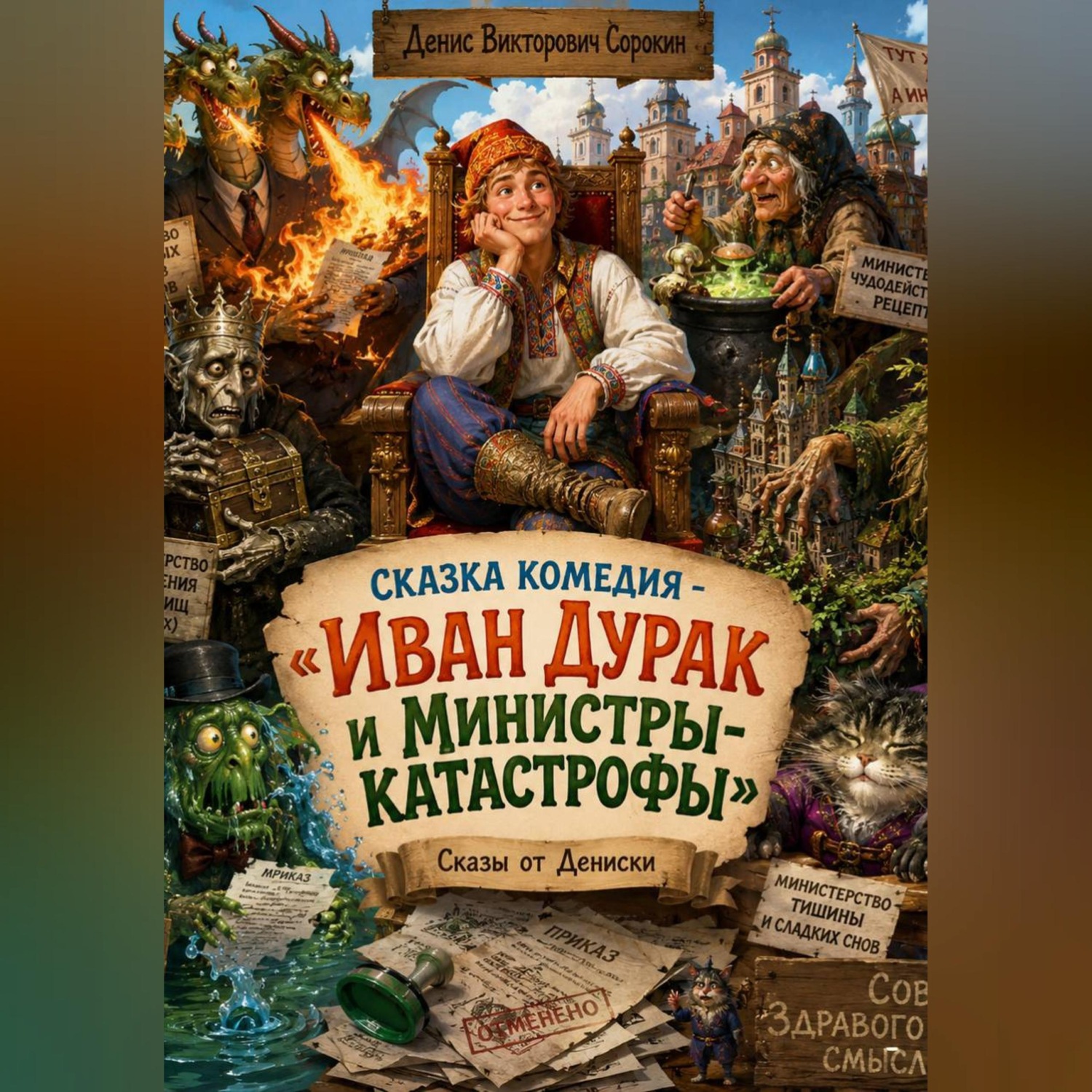 Обложка книги «Сказка комедия - «Иван Дурак и министры-катастрофы»»