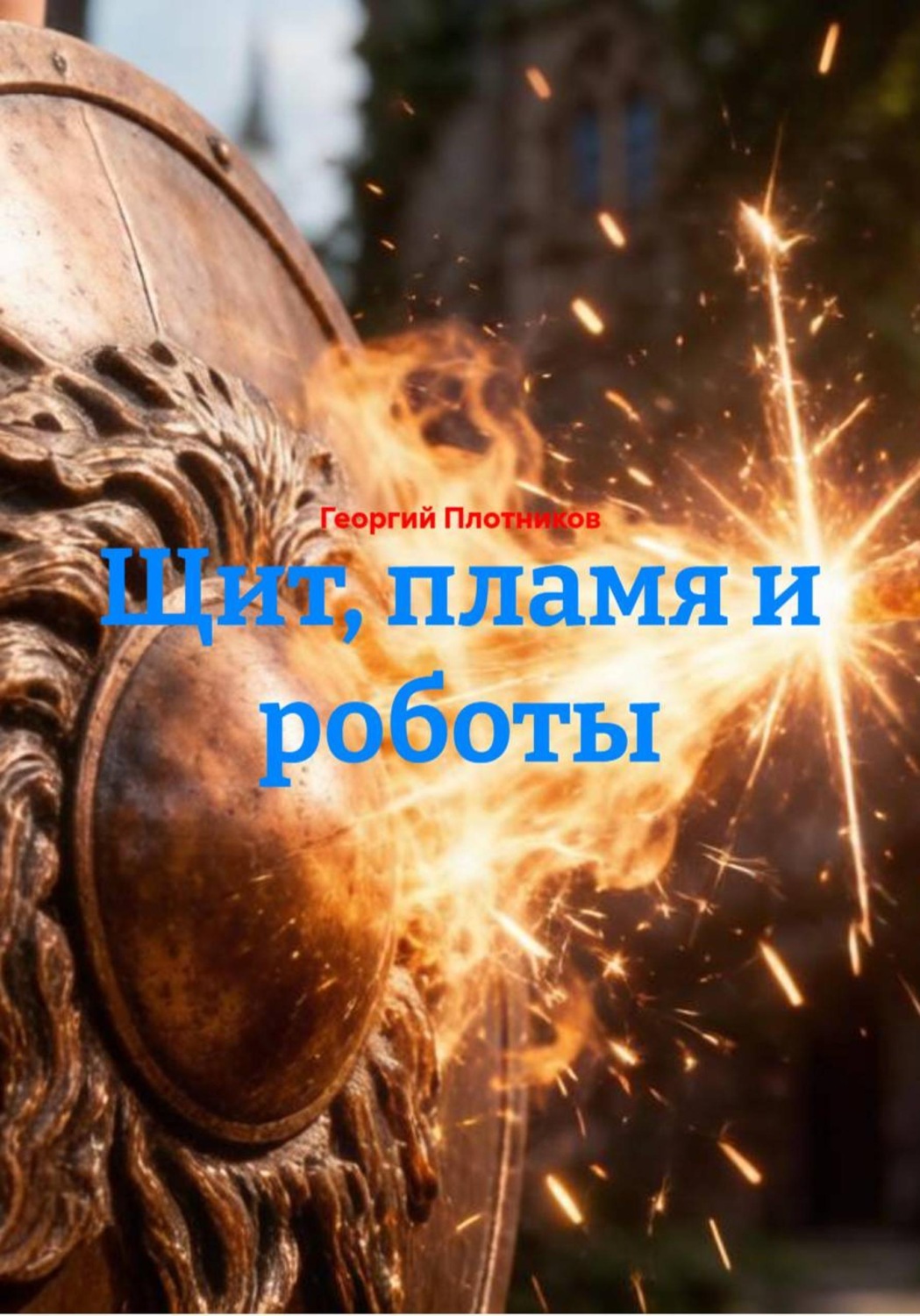 Обложка книги «Щит, пламя и роботы»