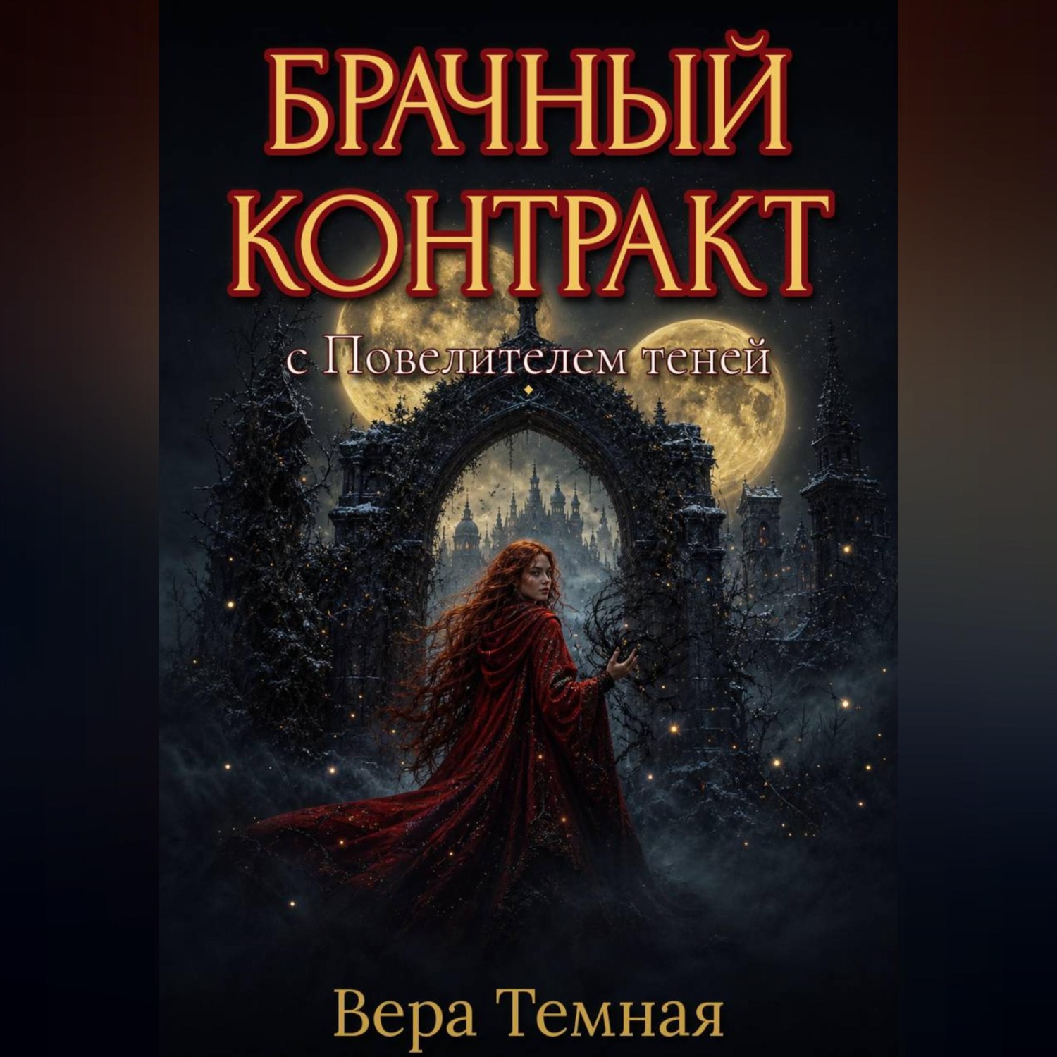 Обложка книги «Брачный контракт с повелителем теней»
