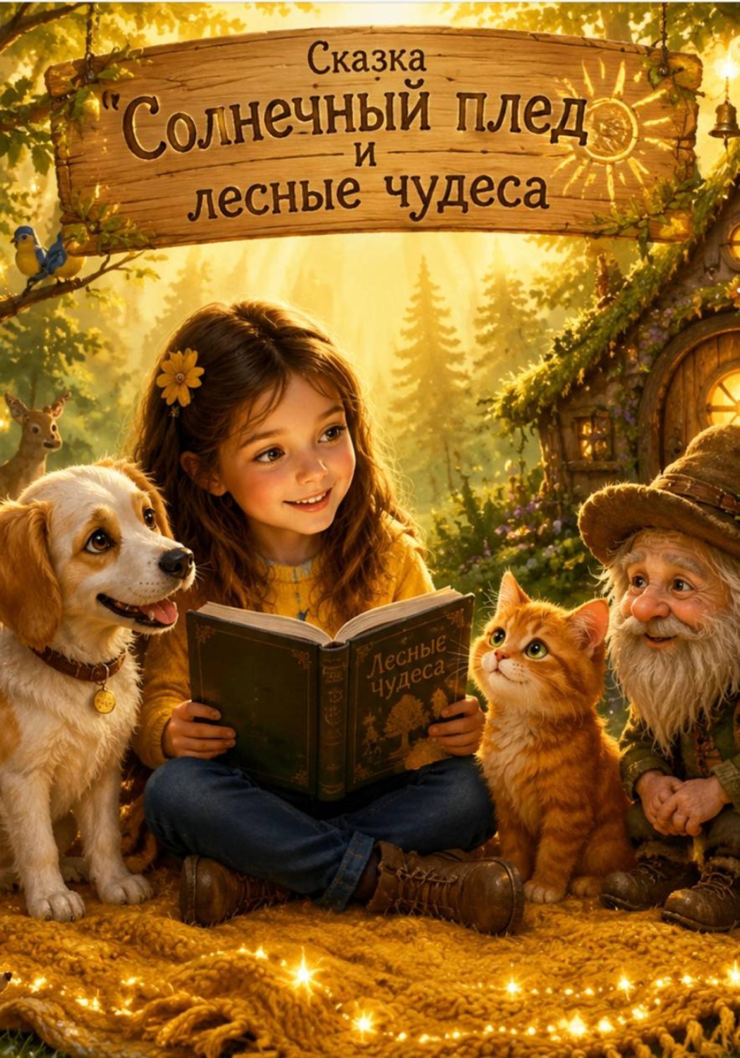Обложка книги «Сказка "Солнечный плед и лесные чудеса"»