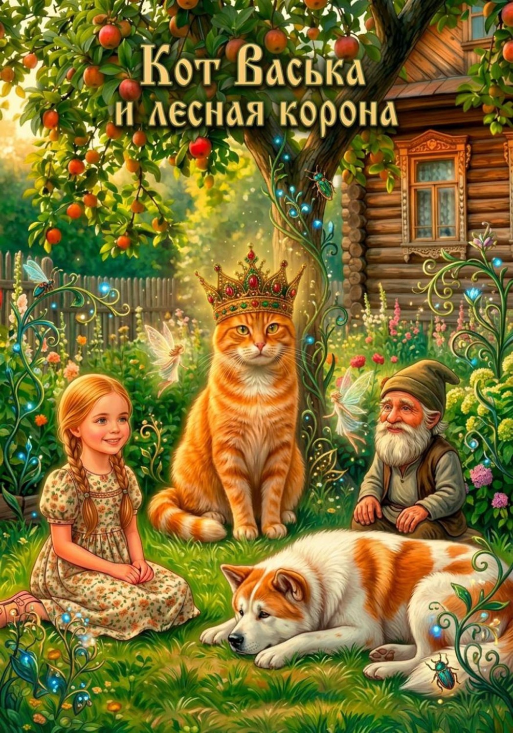 Обложка книги «Сказка "Кот Васька и лесная корона"»