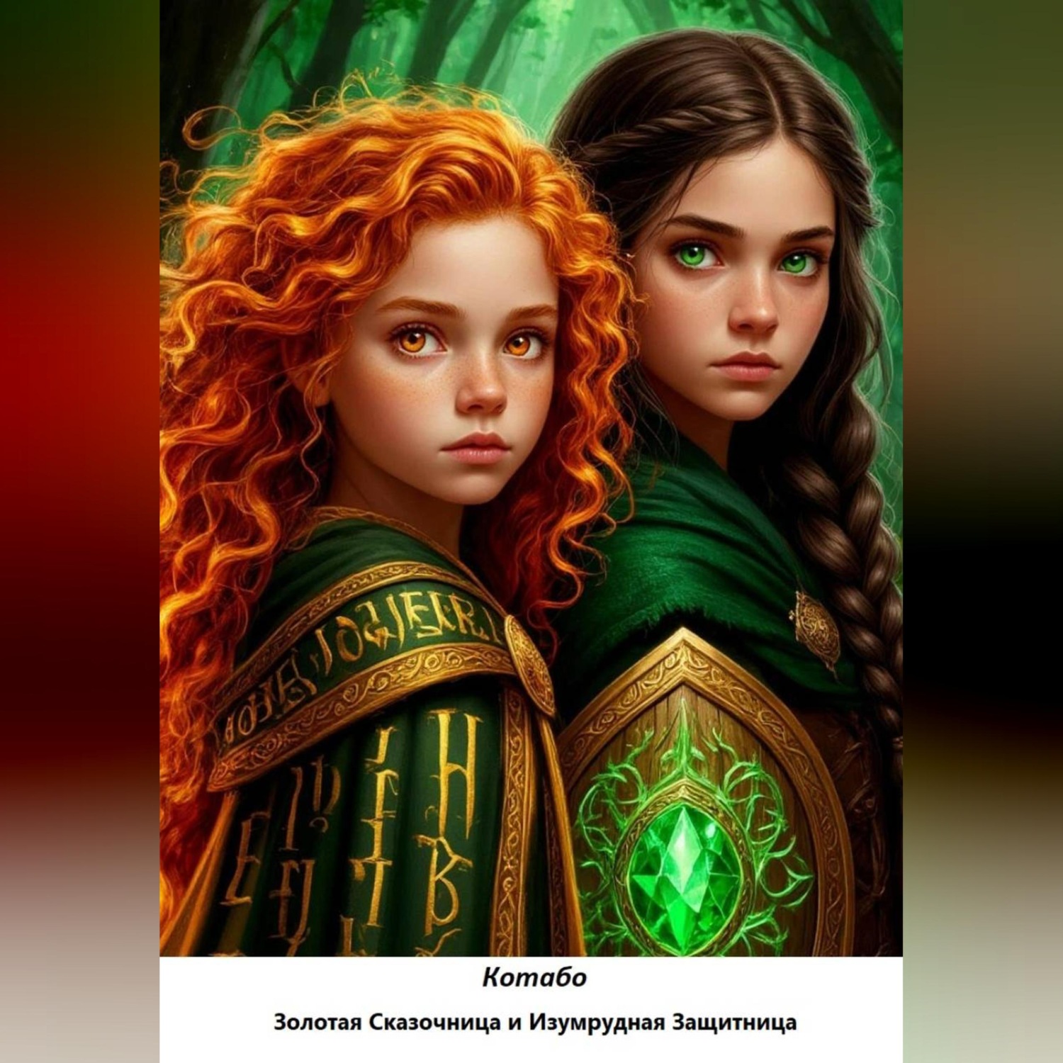 Обложка книги «Золотая Сказочница и Изумрудная Защитница»