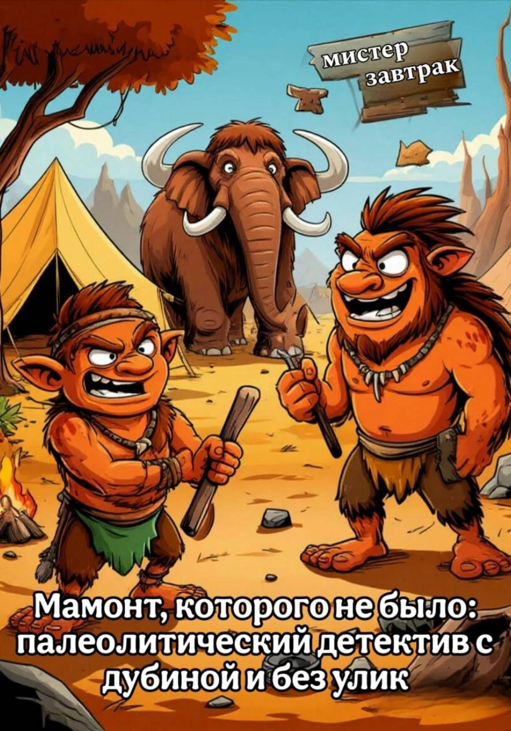 Обложка книги «Мамонт, которого не было: палеолитический детектив с дубиной и без улик»