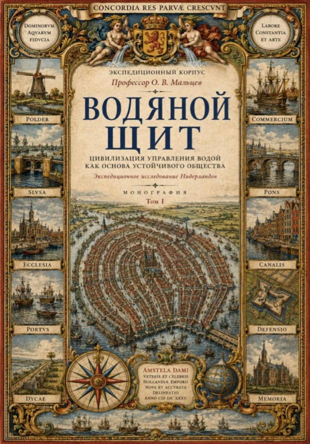 Обложка книги «Водяной щит. Цивилизация управления водой как основа устойчивого общества»