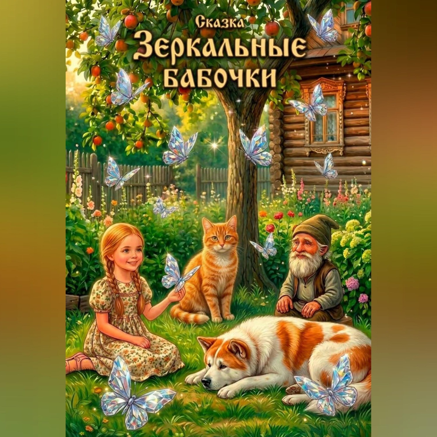 Обложка книги «Сказка "Зеркальные бабочки"»