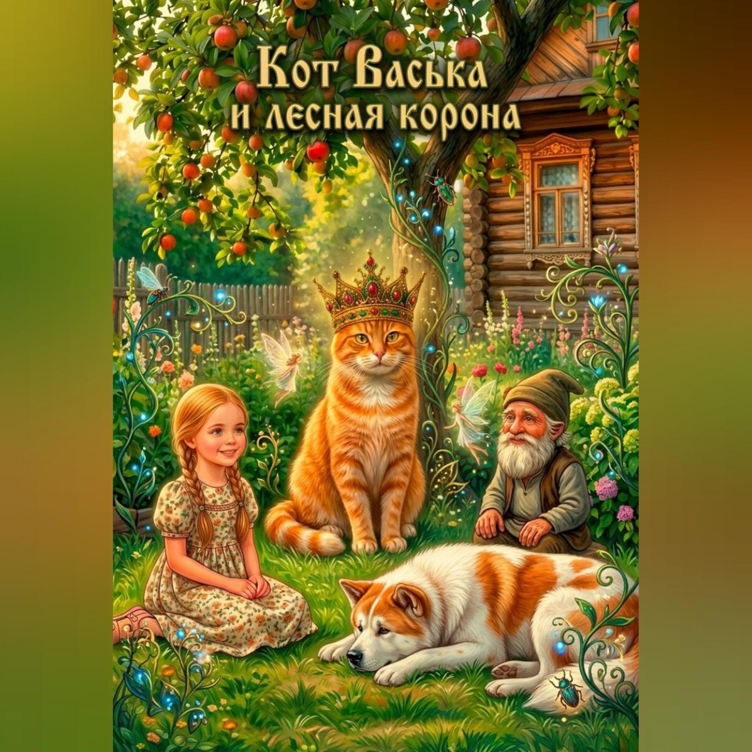 Обложка книги «Сказка "Кот Васька и лесная корона"»