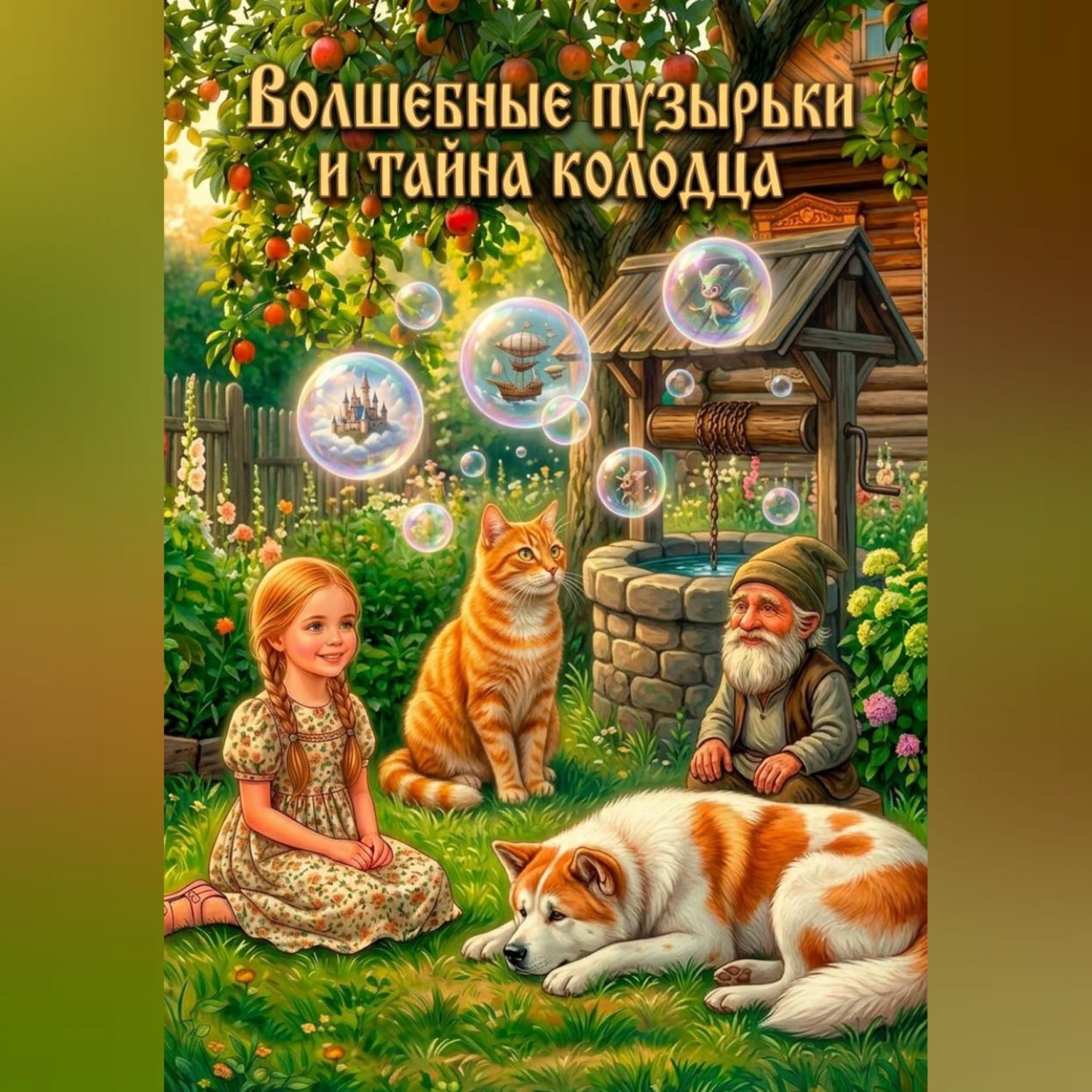 Обложка книги «Сказка "Волшебные пузырьки и тайна колодца"»