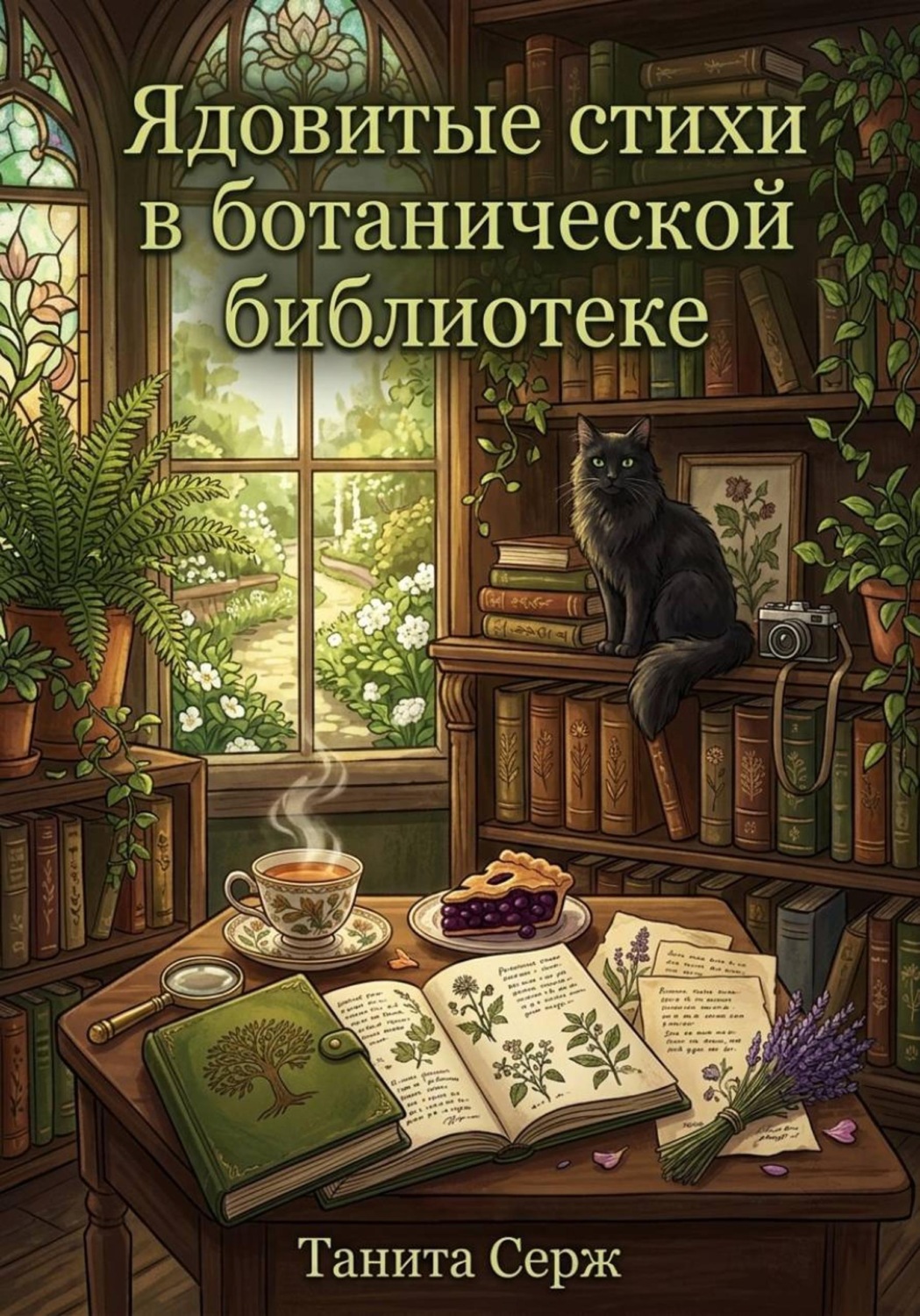 Обложка книги «Ядовитые стихи в ботанической библиотеке»