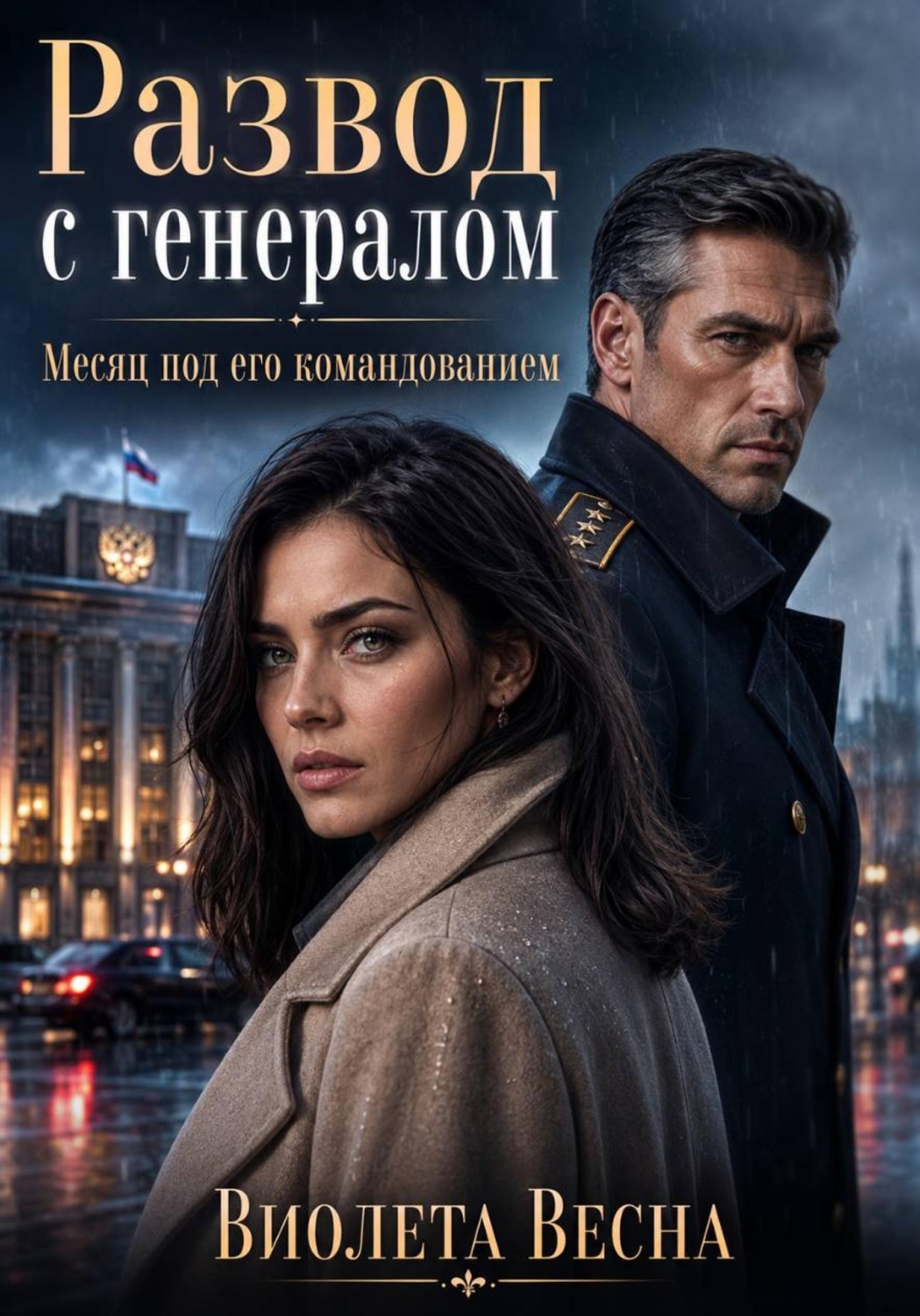 Обложка книги «Развод с генералом. Месяц под его командованием»