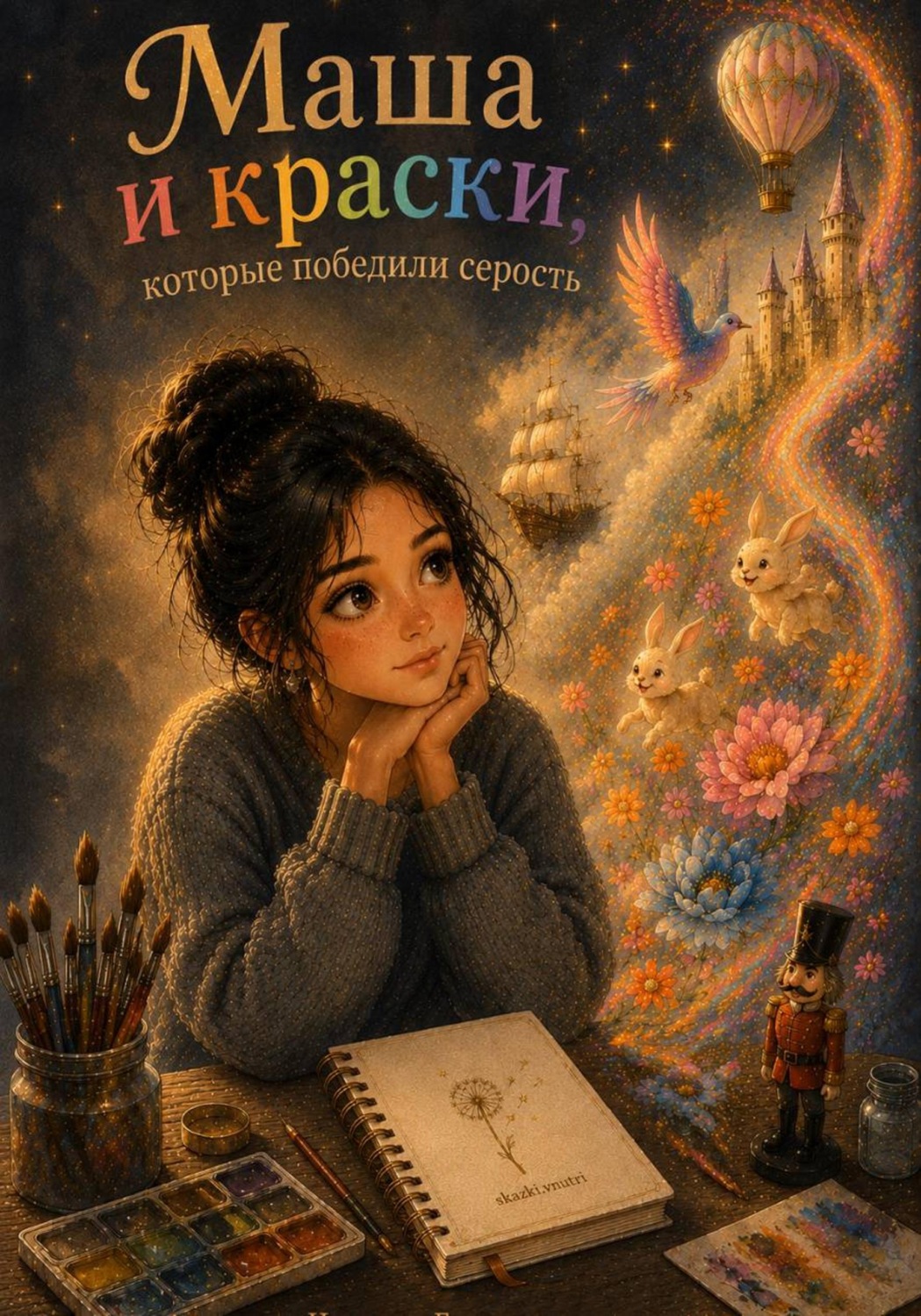 Обложка книги «Маша и краски, которые победили серость»